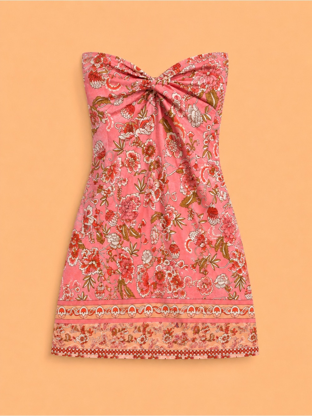 BEACHSISSI STRAPLESS MINI DRESS